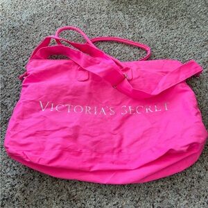 Victoria's Secret Bright Pink Tote